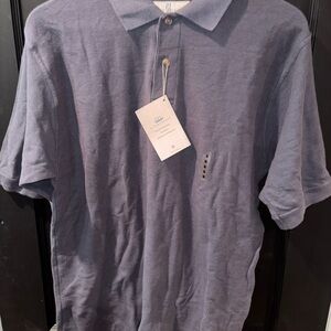 Men's Blue Polo Shirt Size Small NWT